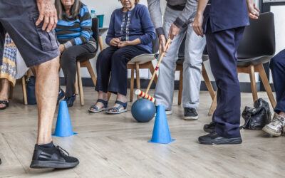 Physical therapists keep residents with dementia active and engaged